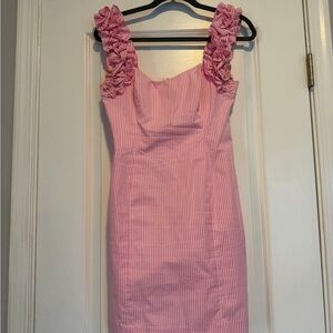 Lilly Pulitzer Pink and White Dress